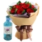 send 12 red roses with Message in Bottle to cebu