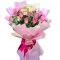 send 2 dozen of fresh pink roses bouquet to cebu